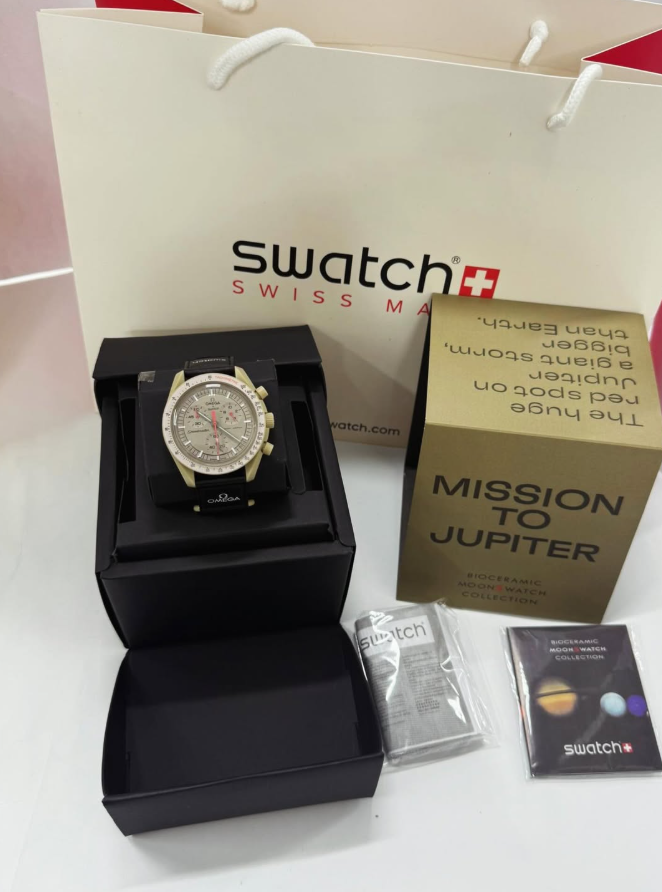 Omega x Swatch Bioceramic Moonswatch Mission to Jupiter