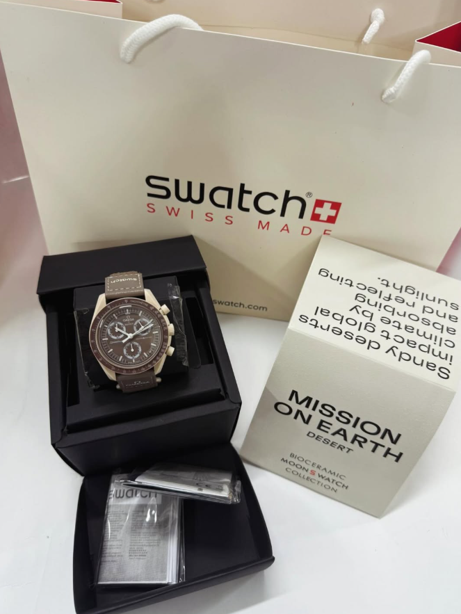 Omega x Swatch Bioceramic MoonSwatch Mission to Earth